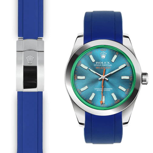 Milgauss CURVED END RUBBER STRAP