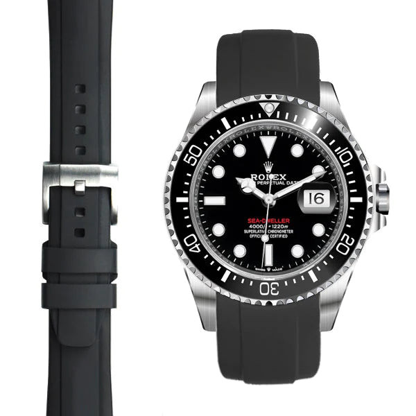 Sea-Dweller 43mm CURVED END RUBBER STRAP