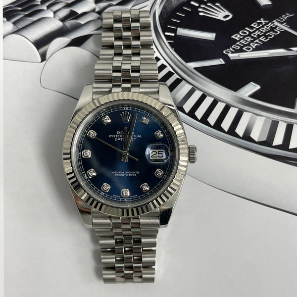 Rolex Datejust Blue Diamond Dial 126334