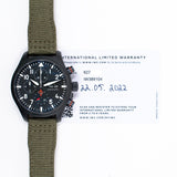 IWC Pilot's Watch Chronograph Top Gun “SFTI” IW389104 Green Fabric Dial May 2022