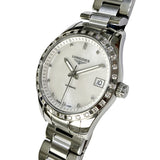 Longines Saint-Imier Collection 41mm L2.385.0.87.6 White Mother-of-Pearl Diamond Dial - View 1