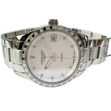 Longines Saint-Imier Collection 41mm L2.385.0.87.6 White Mother-of-Pearl Diamond Dial - View 3