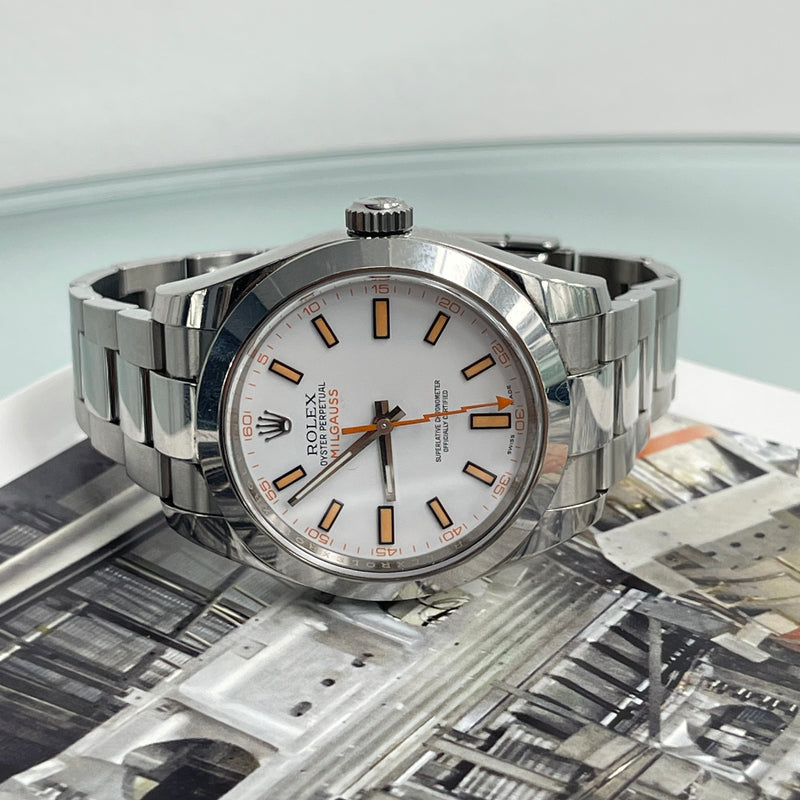 Rolex Milgauss White Dial 116400