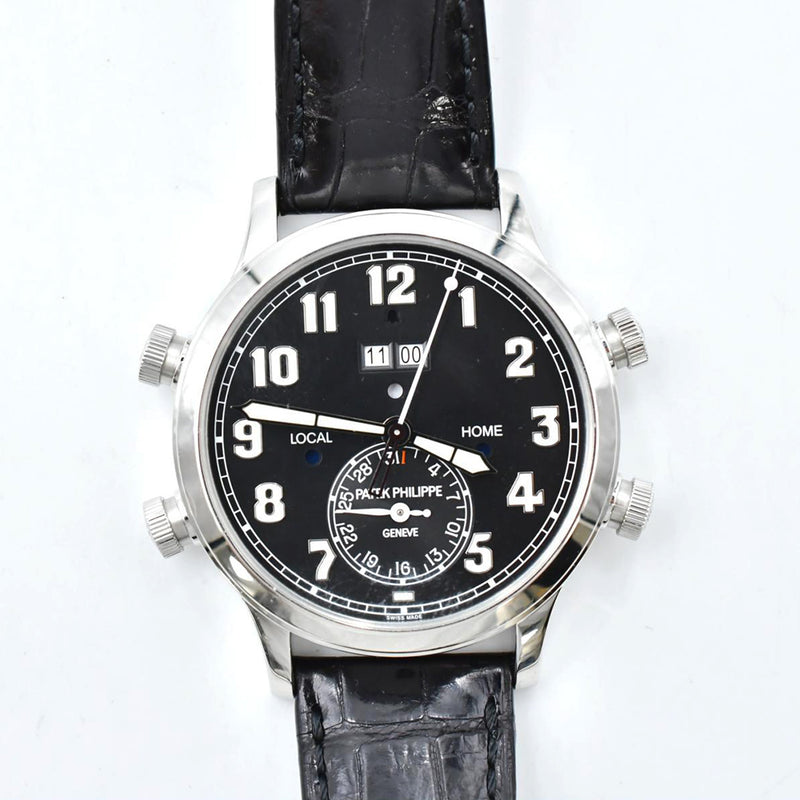 Patek Philippe Alarm Travel 5520P-001 Black Dial Nov 2022