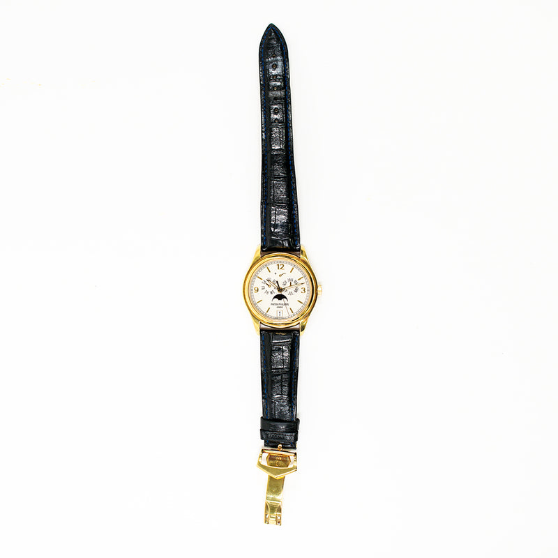 Patek Philippe Annual Calendar Moon Phase 5146J-001 White Dial Jun 2006