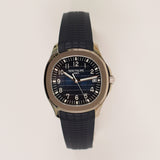 Patek Philippe Aquanaut 42mm White Gold 5168G-001 Blue Dial Mar 2019 - View 1