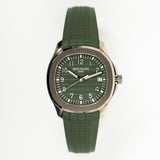 Patek Philippe Aquanaut 5168G-010 Green Dial Dec 2022