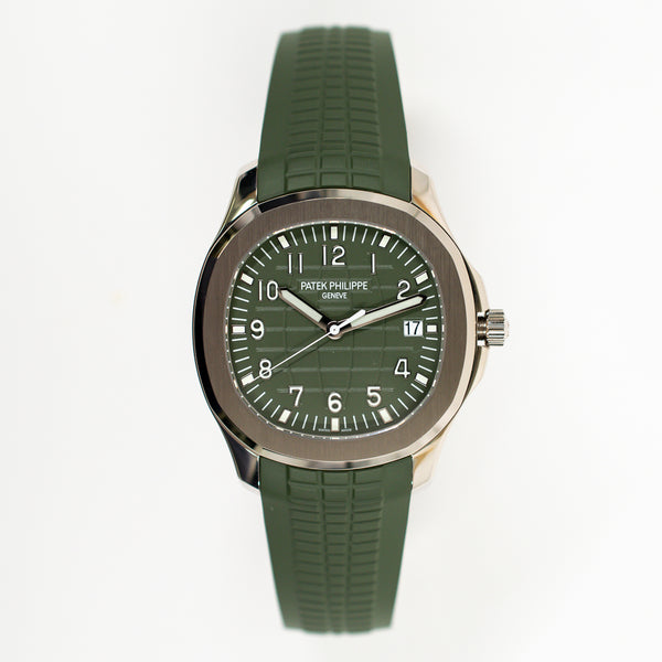 Patek Philippe Aquanaut 5168G-010 Green Dial Dec 2022