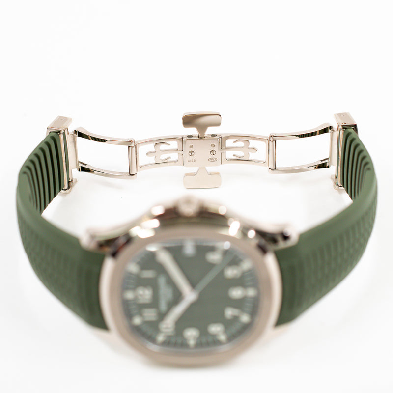Patek Philippe Aquanaut 5168G-010 Green Dial Dec 2022