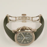 Patek Philippe Aquanaut Chronograph 42mm White Gold 5968G-010 Green Dial Nov 2021 - View 7