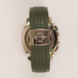 Patek Philippe Aquanaut Chronograph 42mm White Gold 5968G-010 Green Dial Nov 2021 - View 8