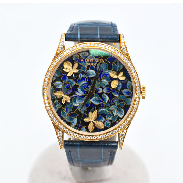 Patek Philippe Calatrava 5077/100R-032 Enamel Dial Oct 2017
