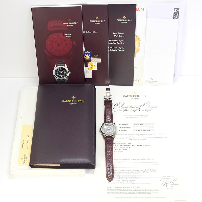 Patek Philippe Calatrava 6000G-010 Grey Dial Nov 2011