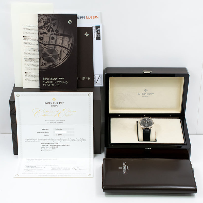 Patek Philippe Calatrava 6119G-001 Grey Dial Aug 2022