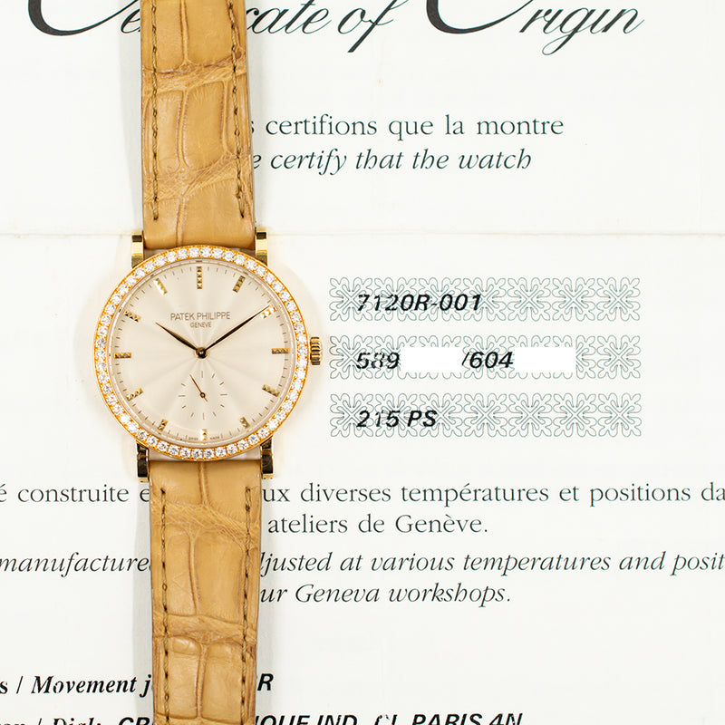 Patek Philippe Calatrava 7120R-001 Ivory Dial Feb 2015