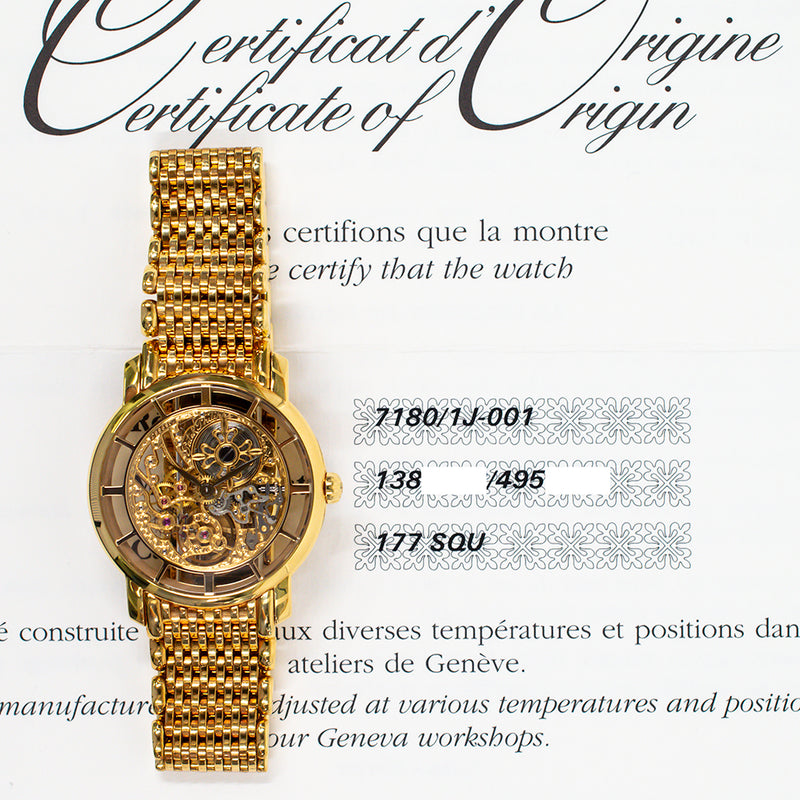 Patek Philippe Calatrava 7180/1J-001 Skeleton Dial Sep 2011