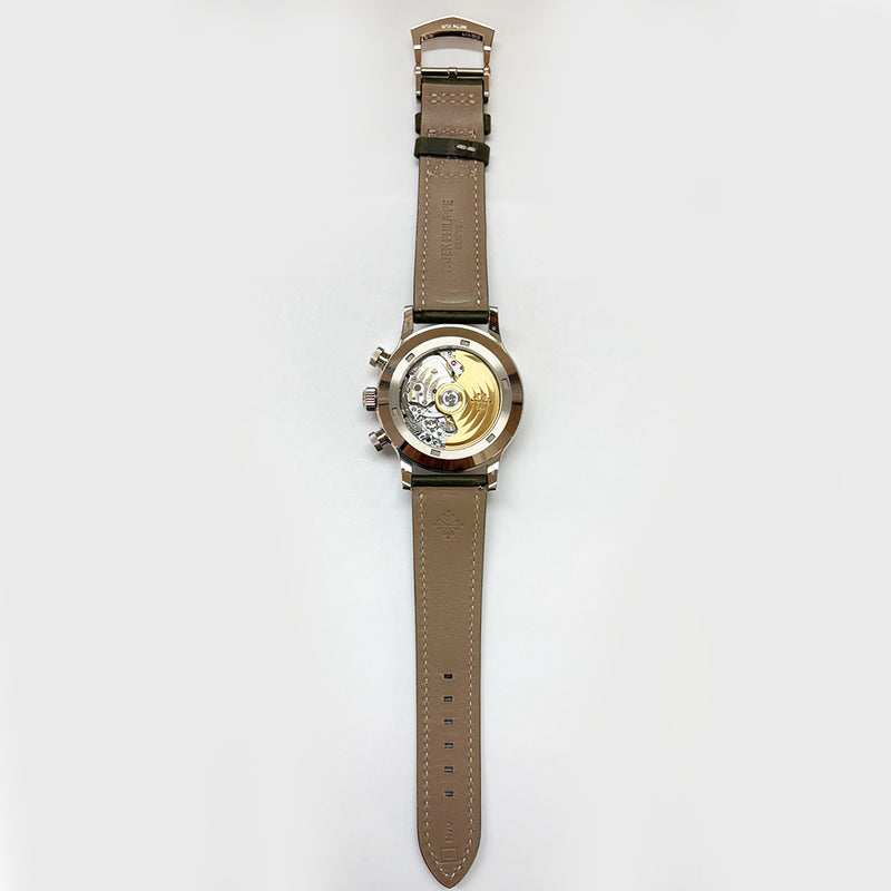 Patek Philippe Calatrava Pilots Travel Time 5924G-010 Green Dial 