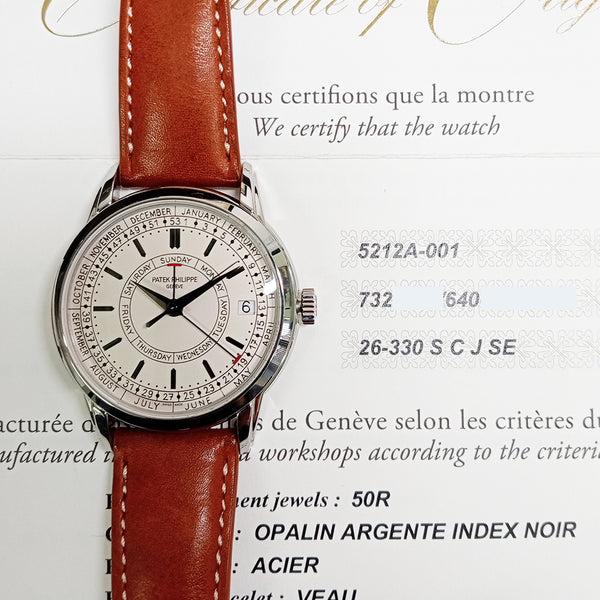 Patek Philippe Calatrava Weekly Calendar 5212A-001 Silver Dial Aug 2020