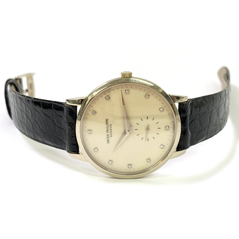 Patek Philippe Calatrava White Diamond Dial