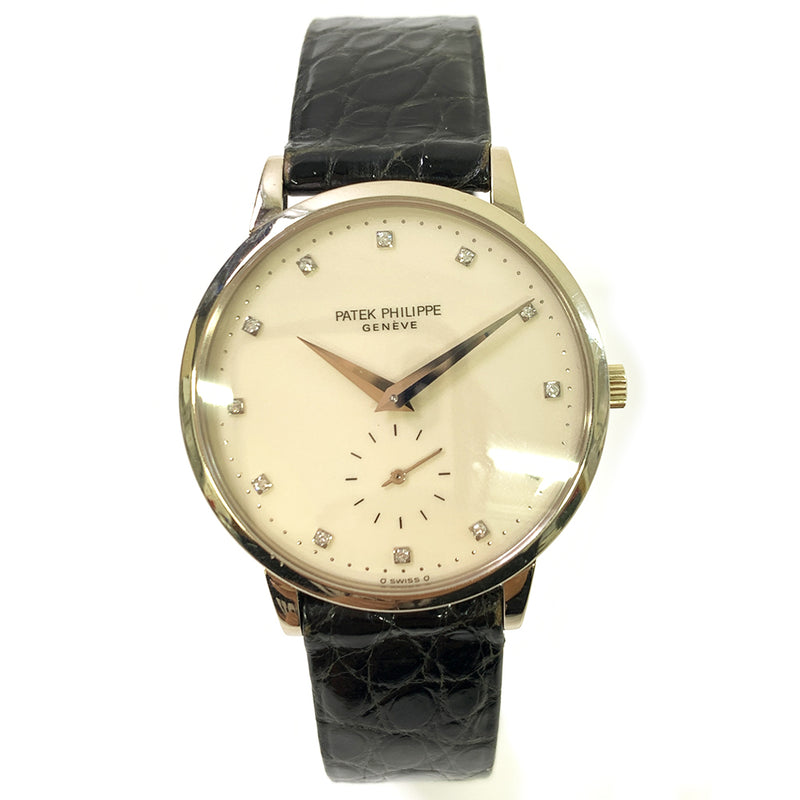 Patek Philippe Calatrava White Diamond Dial