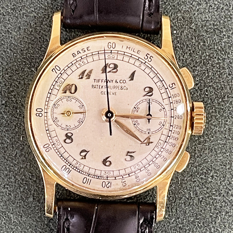 Patek Philippe Chronograph 130J Tifanny Breguet Dial Dec 1946