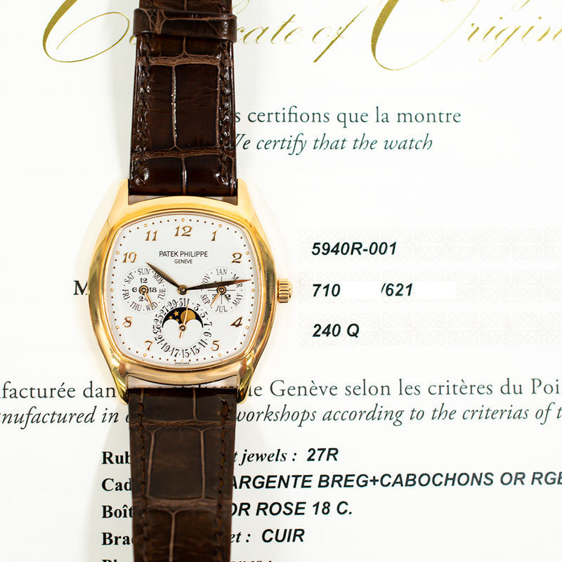 Patek Philippe Complication Perpetual Calendar 5940R-001 White Dial Jul 2018