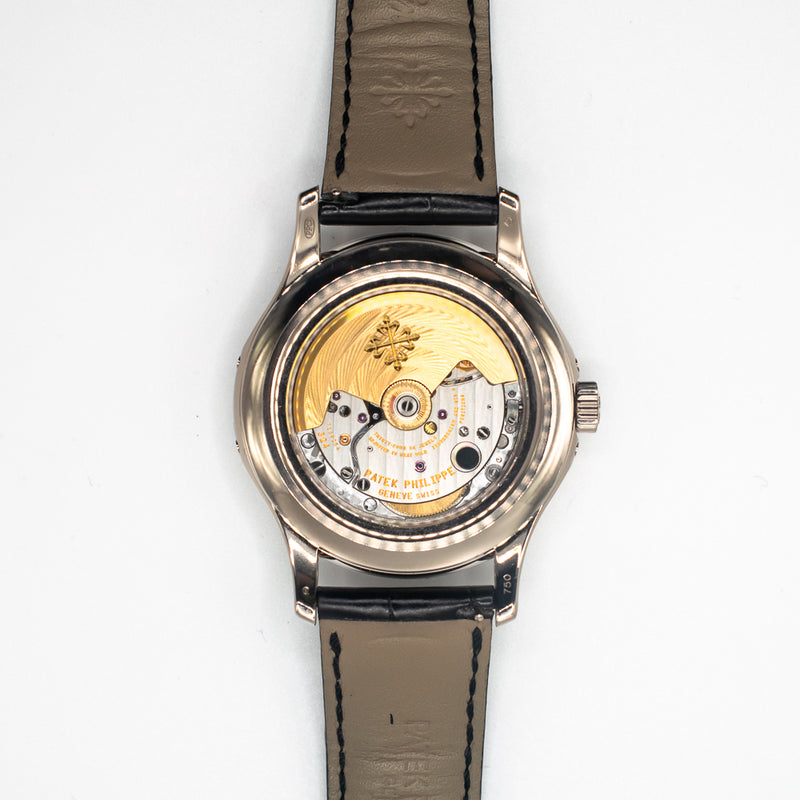 Patek Philippe Complications 5205G-013 Annual Calendar Moon Phase Blue Dial Nov 2018