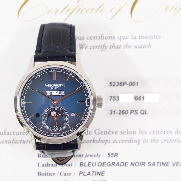 Patek Philippe Complications 5236P-001 Blue Dial May 2023