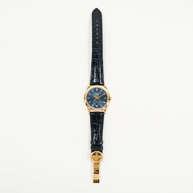 Patek Philippe Complications Annual Calendar 5396R-015 Blue Baguette Diamond Dial Oct 2021