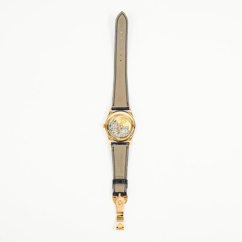 Patek Philippe Complications Annual Calendar 5396R-015 Blue Baguette Diamond Dial Oct 2021