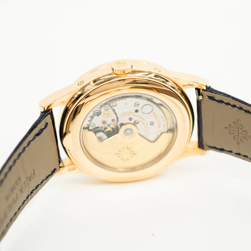 Patek Philippe Complications Annual Calendar 5396R-015 Blue Baguette Diamond Dial Oct 2021