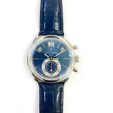 Patek Philippe Complications Annual Calendar Chronograph 5960P-015 Blue Dial Sep 2011