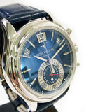 Patek Philippe Complications Annual Calendar Chronograph 5960P-015 Blue Dial Sep 2011