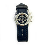 Patek Philippe Complications Annual Calendar Chronograph 5960P-015 Blue Dial Sep 2011
