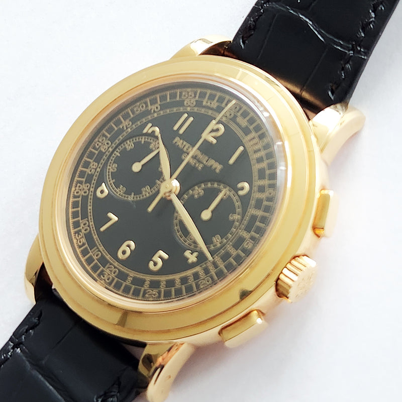 Patek Philippe Complications Chronograph 5070J-001 Black Dial May 2001