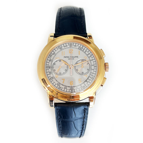 Patek Philippe Complications Chronograph 5070R-001 Silver Dial Dec 2005