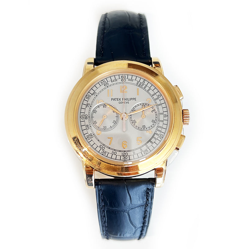 Patek Philippe Complications Chronograph 5070R-001 Silver Dial Dec 2005