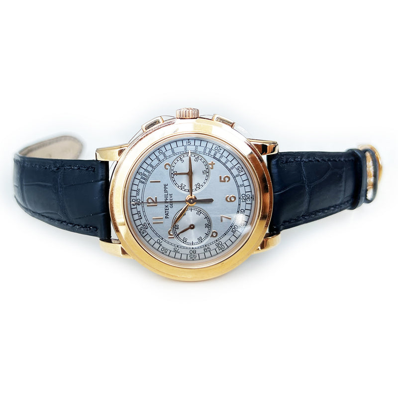 Patek Philippe Complications Chronograph 5070R-001 Silver Dial Dec 2005