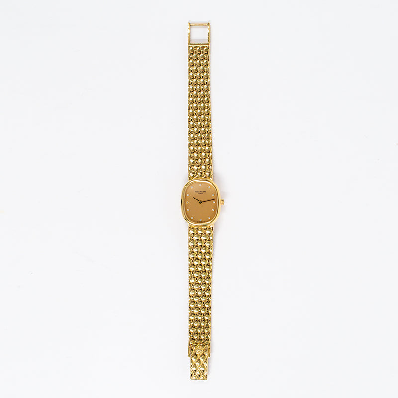 Patek Philippe Ellipse 4764/011 Champagne Diamond Dial Sep 1996