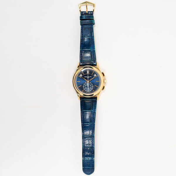 Patek Philippe Flyback Chronograph 5905R-010 Blue Dial Oct 2023