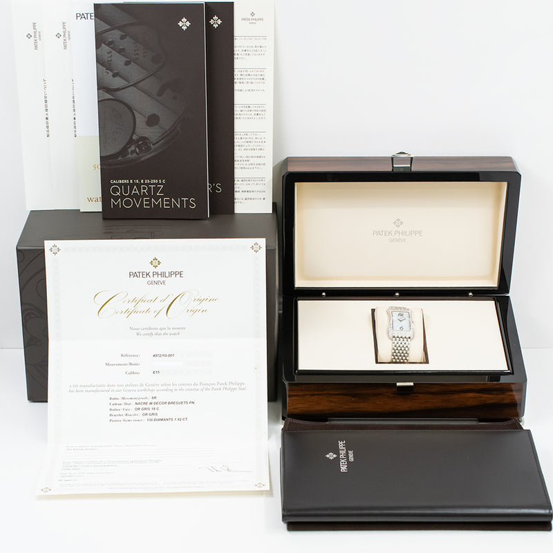 Patek Philippe Gondolo 4972/1G-001 Mother of Pearl Dial Sep 2017