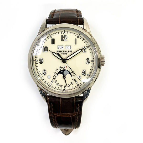 Patek Philippe Gran Complications Perpetual Calendar 5320G-001 Ivory Arabic Dial Jan 2018