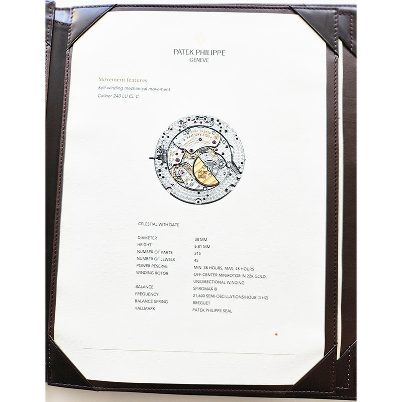 Patek Philippe Grand Complications Celestial 6102P-001 Blue Dial Feb 2015