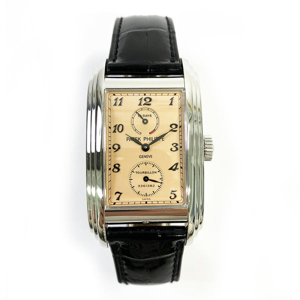 Patek Philippe Grand Complications Gondolo 10 Day Tourbillon Platinum 5101P-010 Salmon Dial Apr 2007