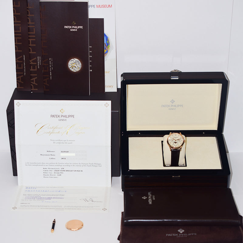 Patek Philippe Grand Complications Perpetual Calendar 5327R-001 White Arabic Dial May 2017