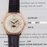 Patek Philippe Grand Complications Perpetual Calendar 5327R-001 White Arabic Dial May 2017