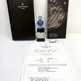 Patek Philippe Ladies Calatrava Joallerie 4997/200G-001 Blue Dial Apr 2022