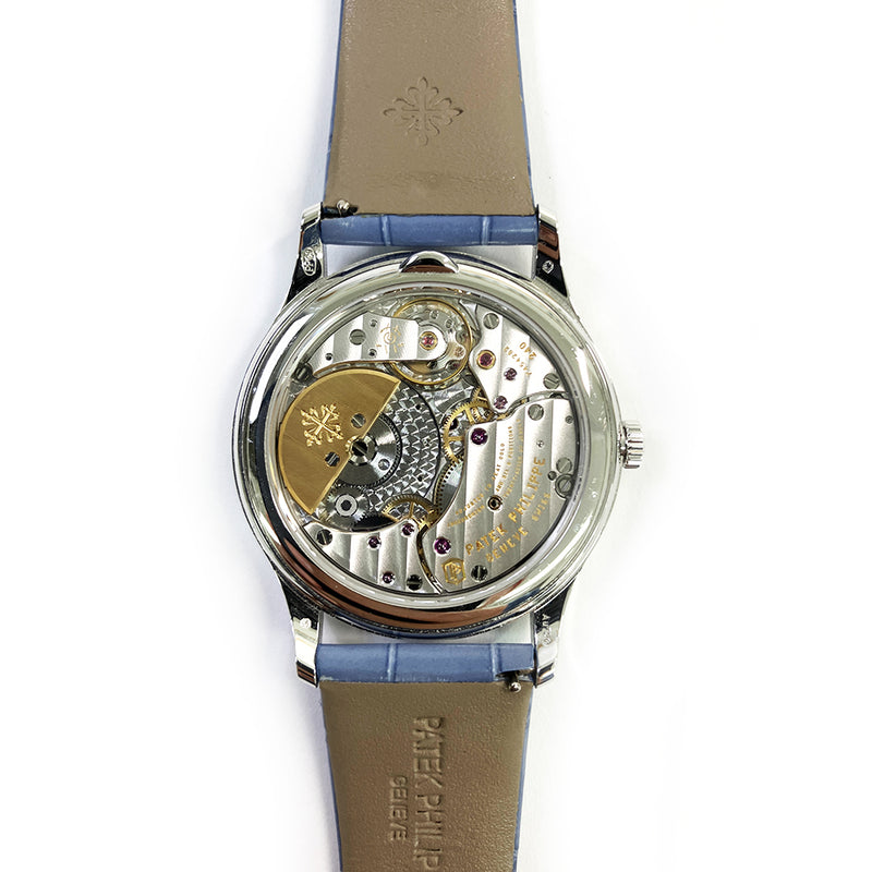 Patek Philippe Ladies Calatrava Joallerie 4997/200G-001 Blue Dial Apr 2022