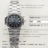 Patek Philippe Nautilus 5800/1A-001 Blue Dial Sep 2008
