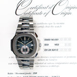 Patek Philippe Nautilus 5980/1A-001 Blue Dial Mar 2012